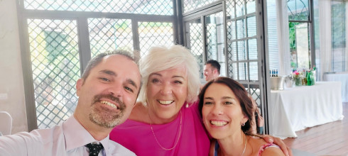 Ricky, Vicky, and Daniella smiling for the camera.