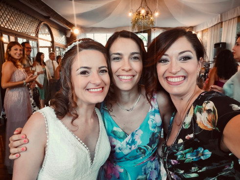 Filly, Daniella, and Milena on the dancefloor.