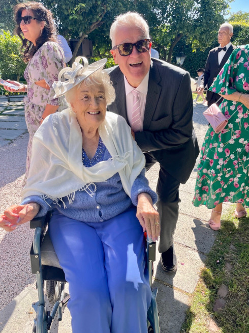 Grandma and her son, David.