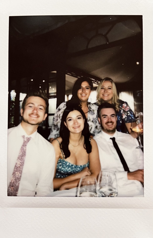 Jay's cousins, Oliver, Emma, Laura, Sarah, and Lewis.